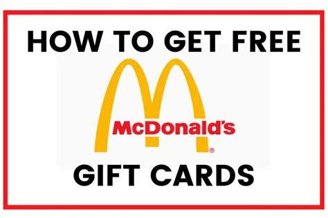 mcdonalds gift cards fast