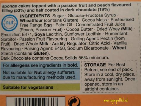 part   food labelling laws allergens sugarpuffish