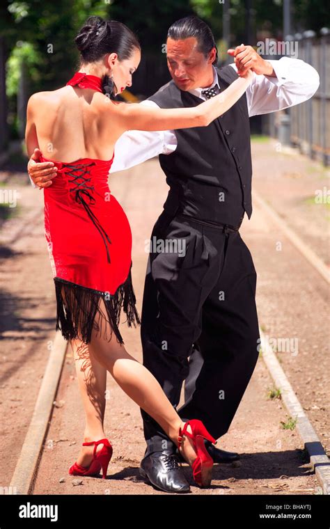 Fanny And Fabio Dancers Performing Tango Milonga And Canyengue At