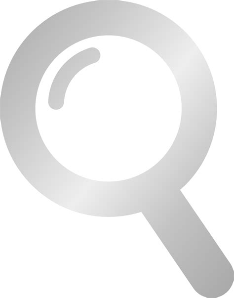 silver search icon  png