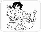 Aladdin Coloring Pages Disney Abu Lamp Disneyclips Magic Pdf Comments Funstuff sketch template
