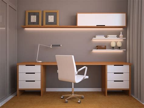 bureau diy en bois avec tiroirs blancs  etageres homeoffice home office escritorio en