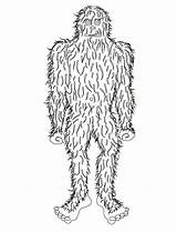 Bigfoot Sasquatch Insertion Codes sketch template