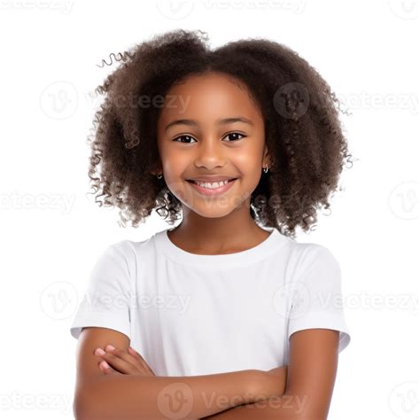 Beautiful African American Girl Isolated 26603474 Png