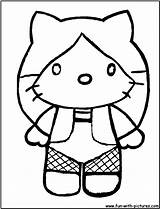 Catwoman Coloring Kitty Hello Pages Hellokitty Fun Printable Colouring Kids Color Print sketch template