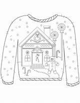 Gingerbread Sweaters Maglioni Natalizi Jumpers Muminthemadhouse Tacky Ragstock sketch template