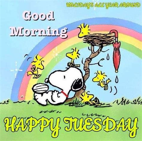 good morning happy tuesday snoopy good morning motivational quotes