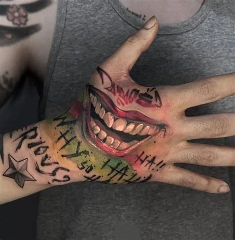 update    joker smile tattoo  thtantai