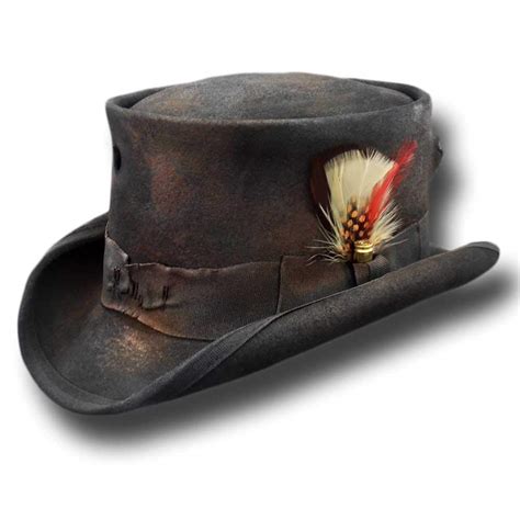 amazoncom western desert rat top hat desperado bullet handmade