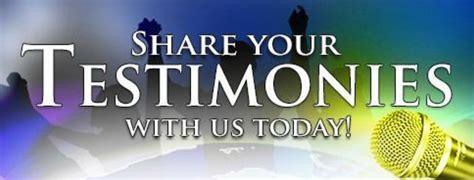 Share Your Testimony Divine Dynamites Ministry International D D M I