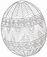 Egg Ukrainian Pages Coloring Easter Patterns Mural Getdrawings sketch template