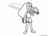 Coloring Steven Universe Connie Pages Printable Maheswaran Print sketch template
