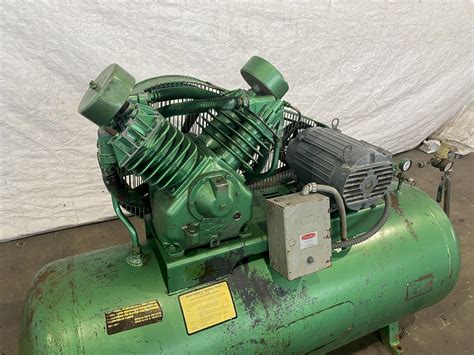 hp dayton speedaire piston type air compressor stock