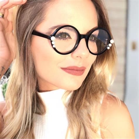 Circle Eye Glasses Frames For Women Round 2018 Leopard