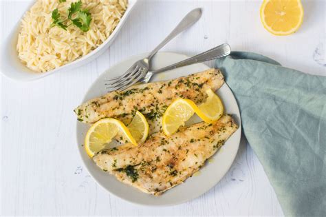Grilled Sea Bass With Garlic Butter