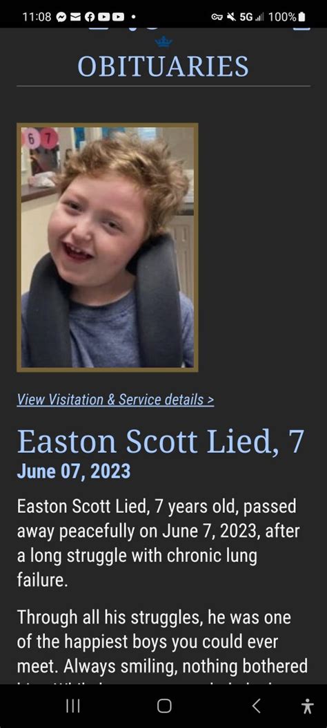 Geriatric Trippin On Twitter Obituary For My Grandson Easton