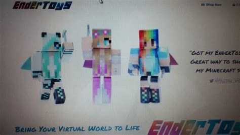 How To Get Your Own Minecraft Skin Endertoy Youtube
