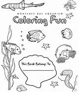 Coloring Book Monterey Sheets Ocean Creatures Visit Worksheets Kids Aquarium Bay sketch template