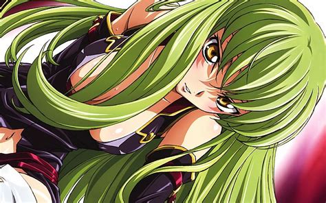 Code Geass Green Hair C C Anime Free Wallpaper