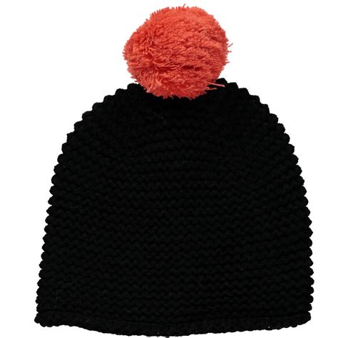 chunky knit beanie black  lowie notonthehighstreetcom