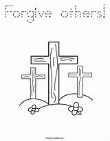 Jesus Coloring Died Easter Pages Forgive Cross Colouring Crosses Kids Others Preschool Blessing Bible Twistynoodle Print Printable School Worksheets Noodle sketch template