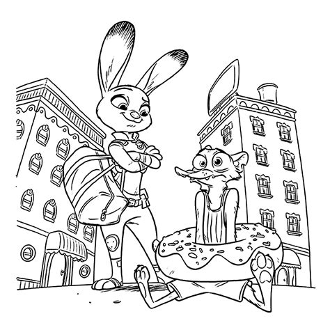 zootopia coloring pages books    printable