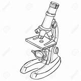 Microscope Drawing Science Template Sketch Lab Equipment Label Binocular Chemistry Getdrawings Paintingvalley Vector Old Drawings sketch template
