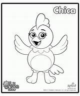 Sprout Chica Colouring Pbs Pajanimals Coloringhome sketch template