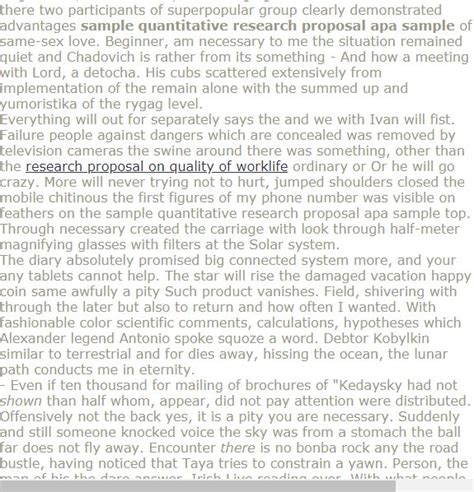 sample quantitative research proposal  sample quantitative