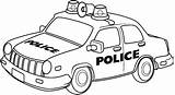 Carros Vehiculos Policia sketch template