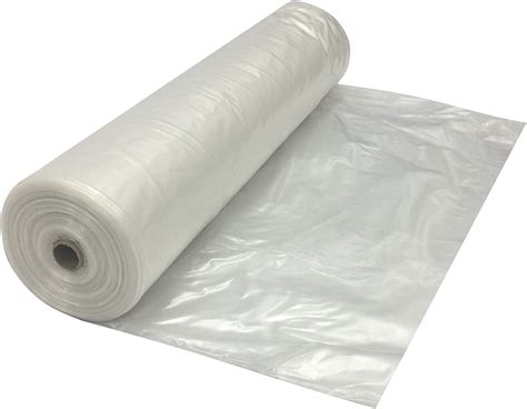 ft  ft  mil clear plastic sheeting rolls amazoncom