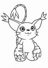 Digimon Tailmon Gatomon Kleurplaten Coloriages Colorir Desenhos Cartoon Animaatjes Pokemon Malvorlagen Animes Categorias Colorironline Dibujosonline Imprimer Précédent sketch template