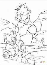 Bear Brother Coloring Koda Kenai Pages Cartoons Drawing Info Book Ours Des Mother Tweet Index Books sketch template