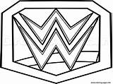 Wwe Belt Coloring Pages Championship Wrestling Printable Drawing John Cena Belts Logo Mask Print Draw Clipart Color Champion Official Rey sketch template