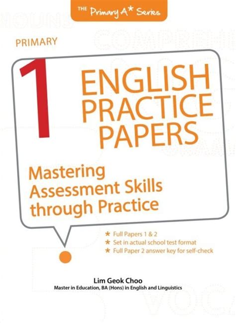 primary  english practice papers comptes book store