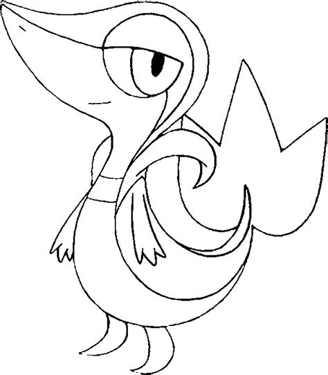 coloring pages pokemon snivy drawings pokemon