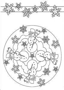 winter mandala coloring pages  christmas embroidery patterns