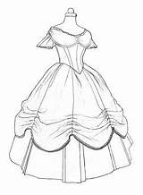 Gown Gowns Sketches Ballgown Fashions 1860s Paintingvalley Thejagielskifamily sketch template