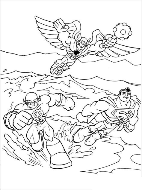 super friends coloring pages