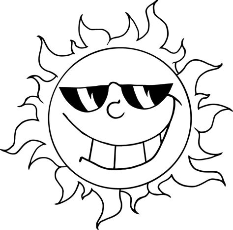 sun drawing  kids clipart