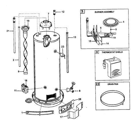 aosmith water heater parts model gcv sears partsdirect