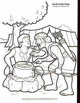 Esau Jacob Jakob Malvorlagen Bibel Religionsunterricht Bastelideen Basteln Niños Schule Haustieren Neocoloring Stew sketch template
