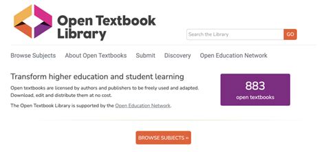 open textbook library national resource hub