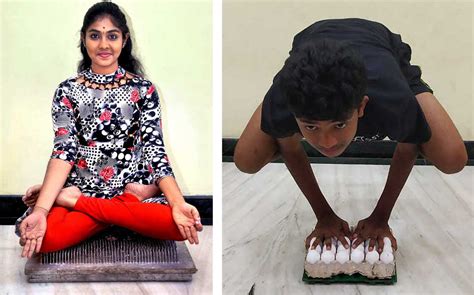 Nailed It Doing Yoga On Nails Puts Indian Teen Into Book Of Records