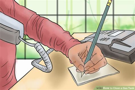 ways  clean  gas tank wikihow