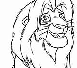 Coloring Pages Simba Lion King Drawing Kids Hakuna Matata Face Disney Color Lions Printable Cute Mufasa Getdrawings Print Getcolorings Drawings sketch template