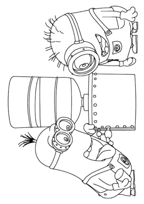 printable minion coloring pages everfreecoloringcom