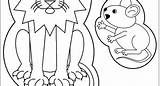 Mouse Lion Coloring Pages Getdrawings Color Getcolorings Printable sketch template