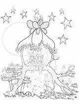 Coloring Pages Tree House Treehouse Getcolorings Print sketch template