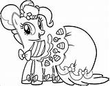 Coloring Pie Pony Pinkie Little Pages Mlp Dress Gala Drawing Popular Library Gif Getdrawings Coloringhome sketch template